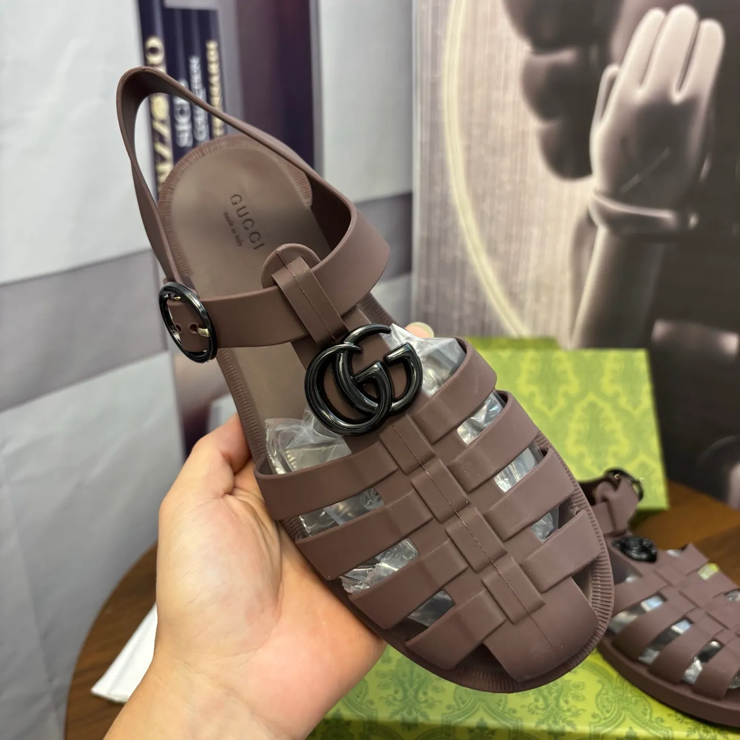Men's shoes 260💰 [Gucci] Counter quality, top-quality original goods, real photos! Original TPU material, fine workmanship, comfortable; genuine 1:1 replica Size: 36 ~ 46
